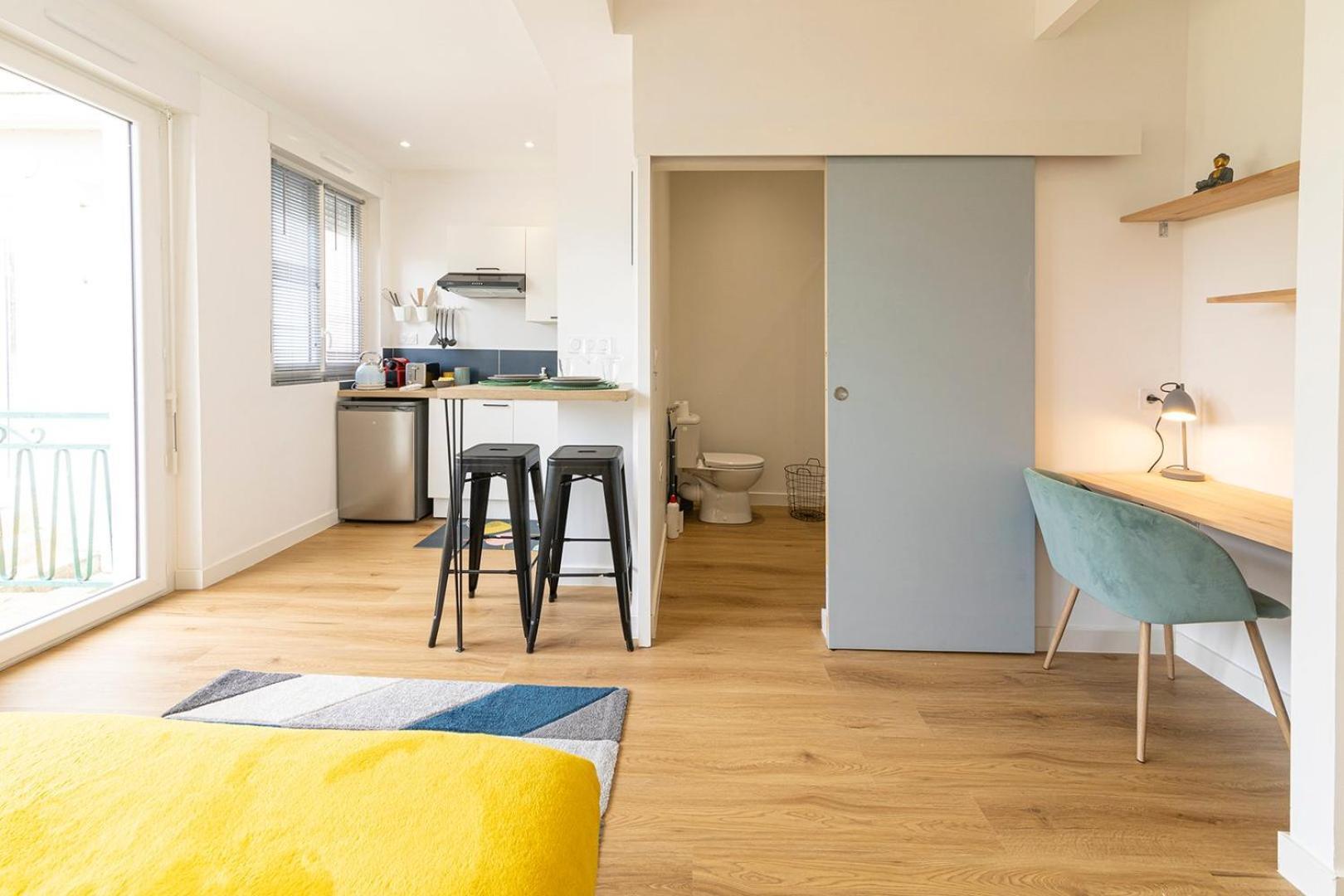 Appartement Le Yellow, Studio Renove, Tout Confort, Jardin à Saint-Jacques-de-La-Lande Extérieur photo