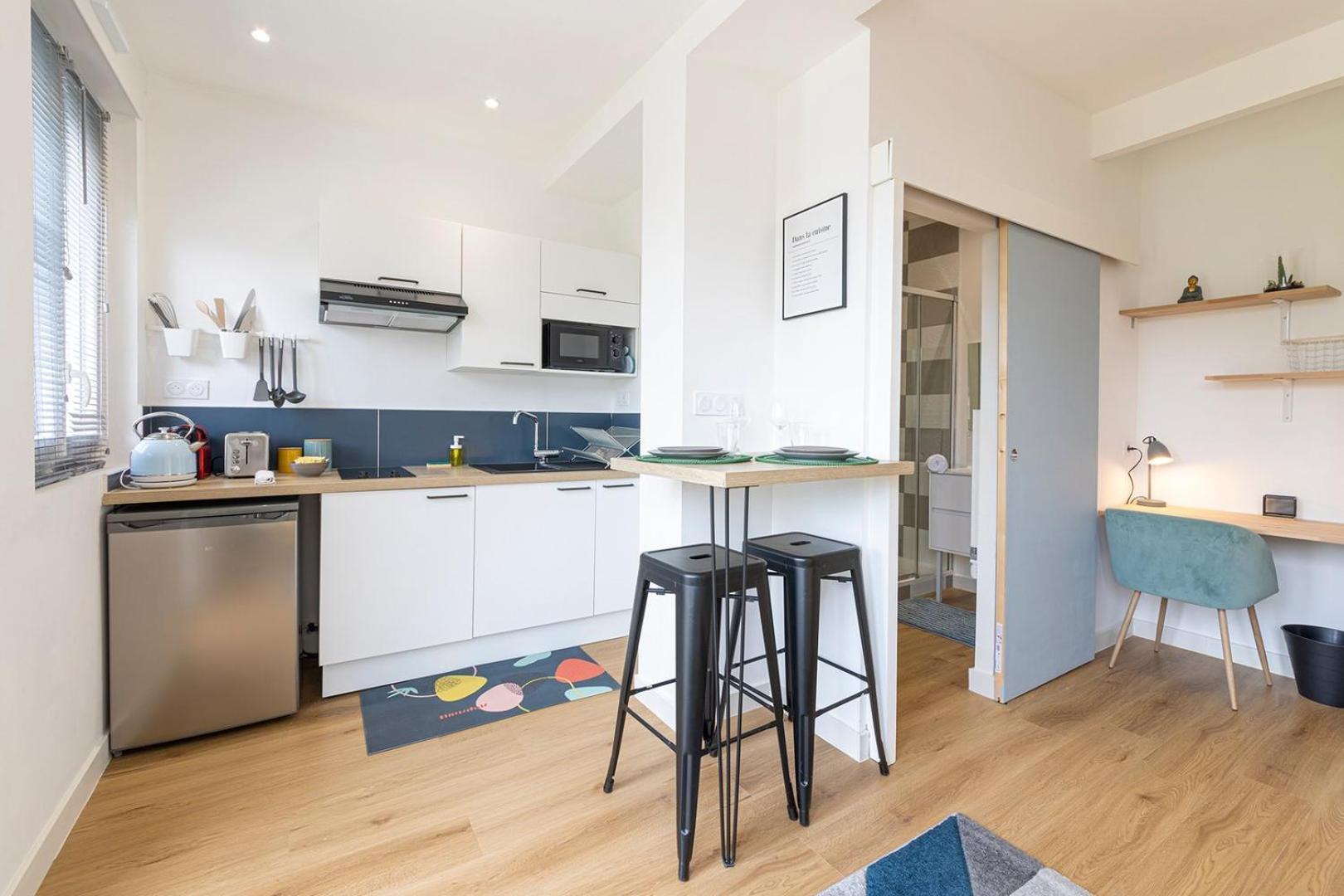 Appartement Le Yellow, Studio Renove, Tout Confort, Jardin à Saint-Jacques-de-La-Lande Extérieur photo